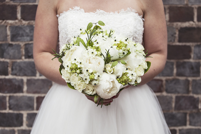 Black & White Wedding Bouquet