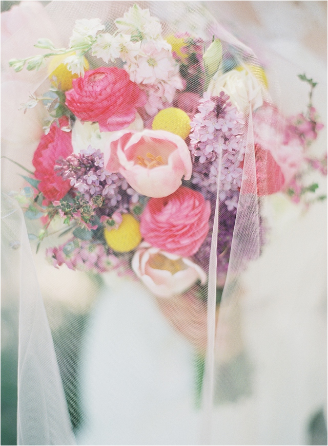beautiful colourful wedding bouquet