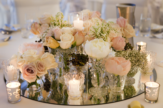 Roses & Peonies | Champagne & Dusty Pink: Real Wedding