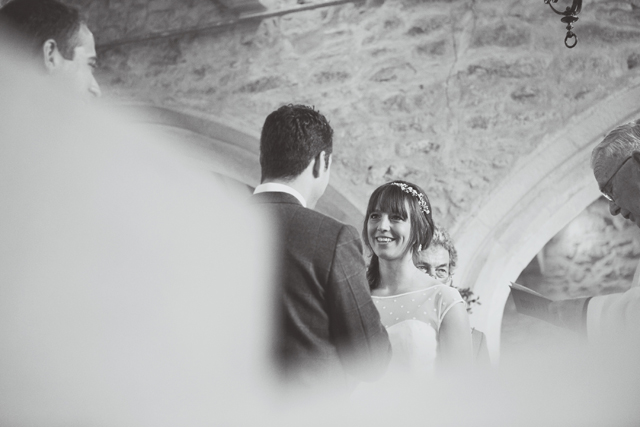 polka dot bride, fish tail braid