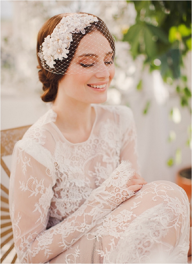 Jannie Baltzer Couture 2014 | Beautiful headpieces & accessories for the fashion-forward bride