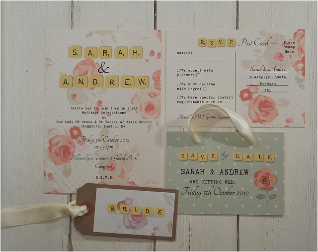 PaperGrace - English Rose wedding stationery