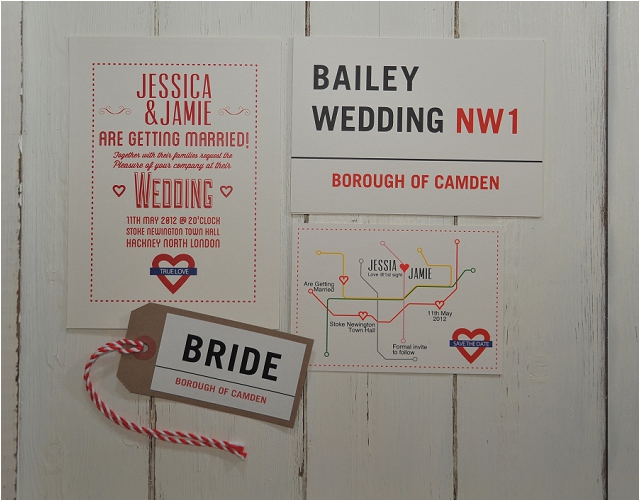 PaperGrace - London town wedding stationery