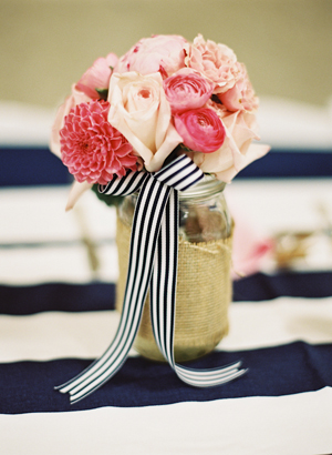 Navy, pink & gold Wedding Inspiration