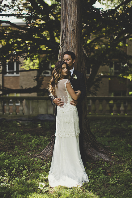 Gorgeous Claire Pettibone Bride & Groom