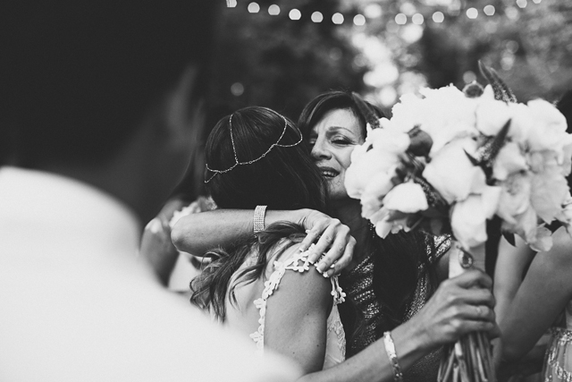 boho vintage bride and mother