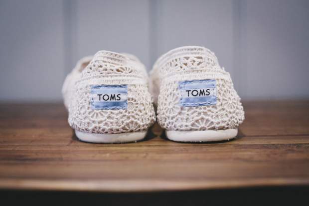 Wedding Shoes - Crotched Toms