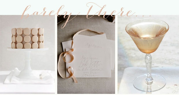 Barely There | Nude, Ivory & Cream Wedding Inspiration