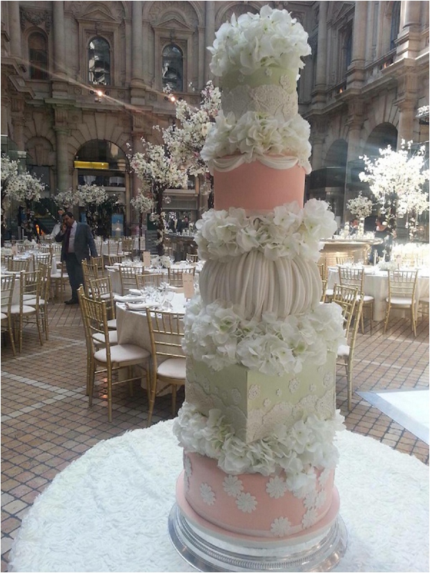 The Prettiest & Coolest Wedding Cake Trends For 2014 By Elizabeth 's Cake Emporium_0001
