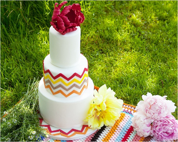 Geometric Wedding Cakes - The Prettiest & Coolest Wedding Cake Trends For 2014 