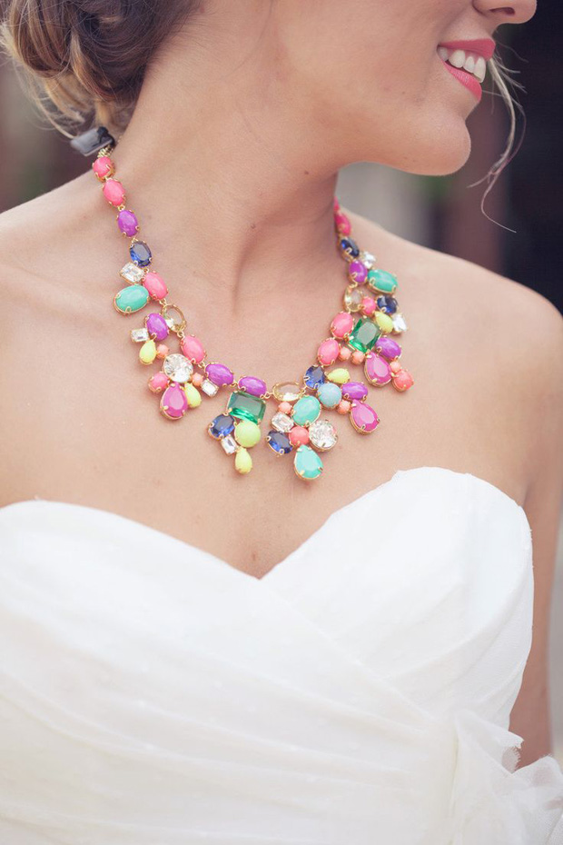 In Your Face Bridal Style | Statement Necklaces