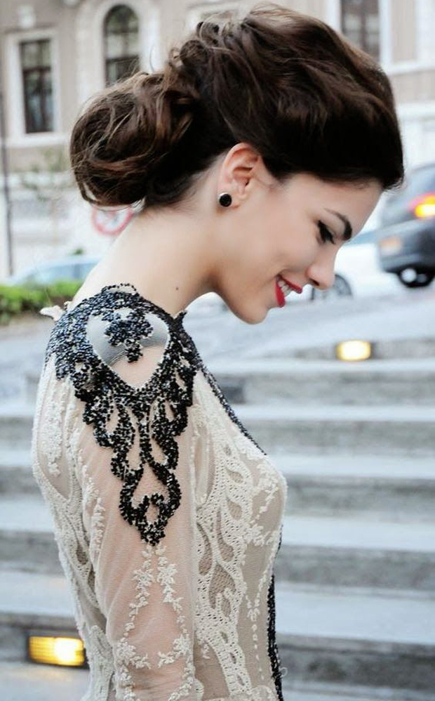 Top Wedding Dress Trends 2014 - black accent lace