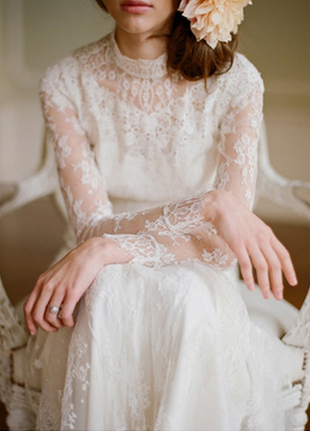 Top Wedding Dress Trends 2014 - Long Slleves
