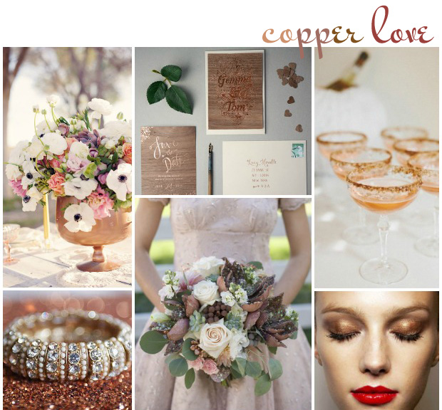 Copper: Wedding Inspiration | Colour Ideas