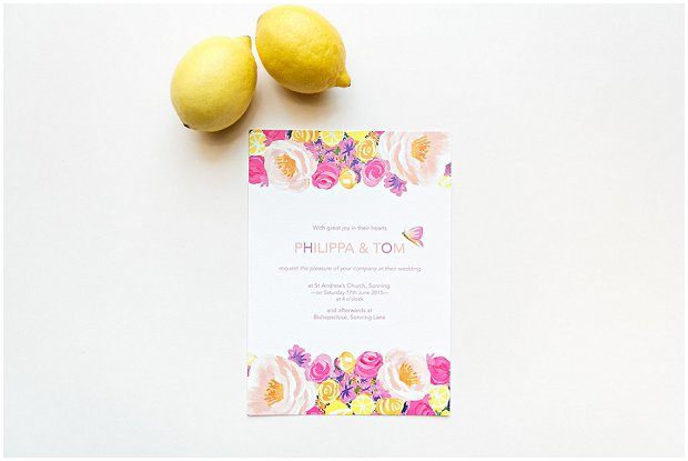 Floral Citrus Collection - BerinMade Wedding Stationery