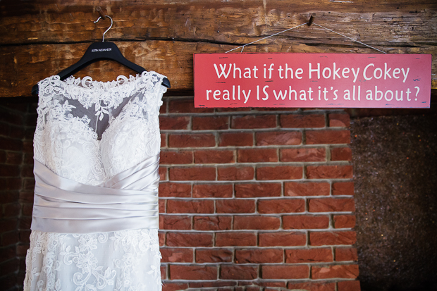 wedding signage - what if the hokey cokey really is what it's all about