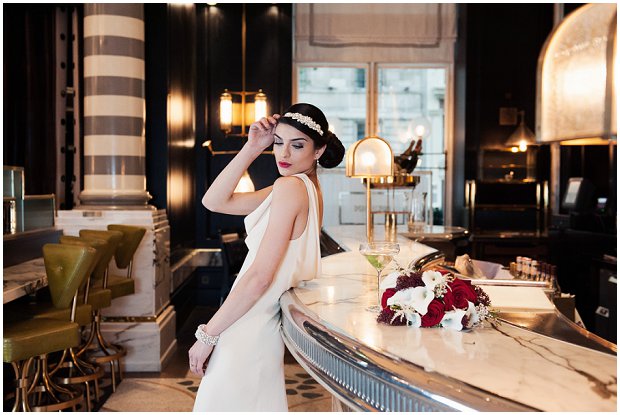 Art Deco Inspired Bridal Headpieces by Olivier Laudus