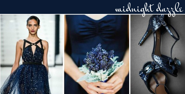 Midnight Dazzle: Wedding Inspiration | Colour Ideas