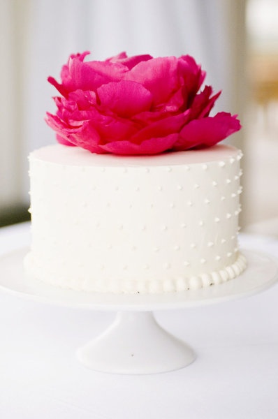 large floral cake topper