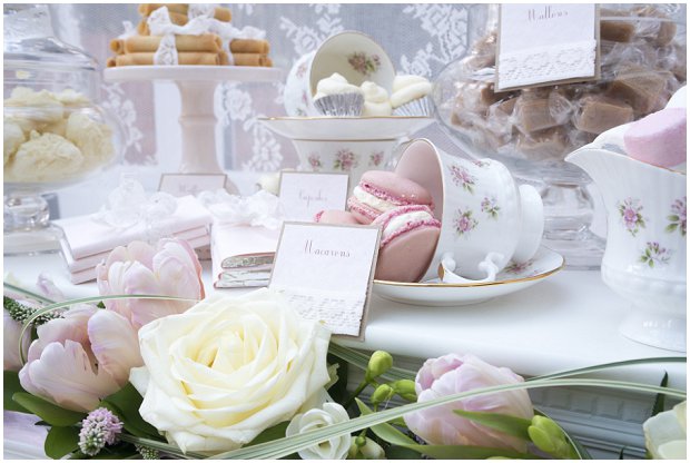romantic, vintage inspired dessert table with a soft colour palette of pinks, ivory's and nudes_0003