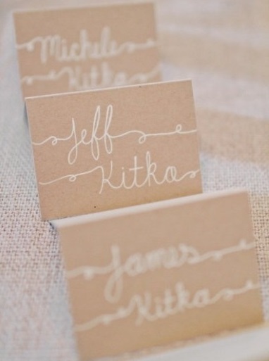 calligraphy name cards