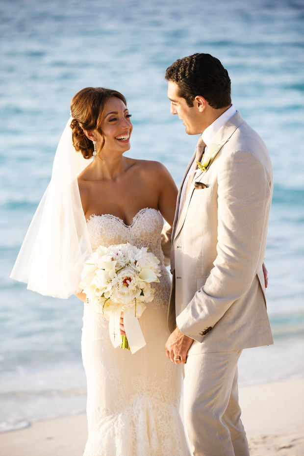 Inbal Dror Wedding Dress - Destination Wedding (Turks & Caicos)