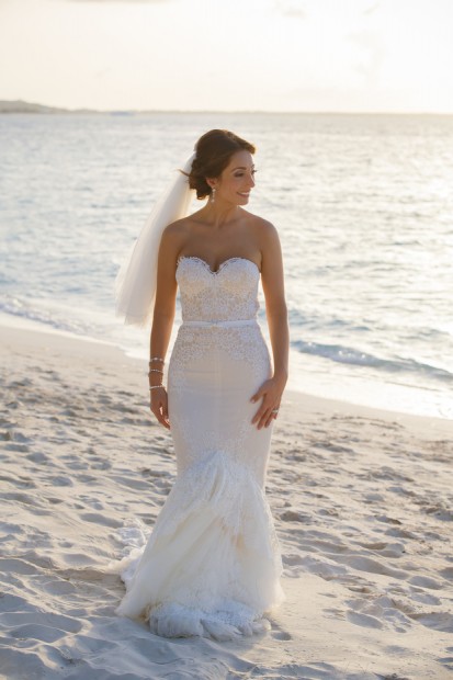 Beautiful Beach Wedding in The Turks & Caicos Islands: Susana & Peter