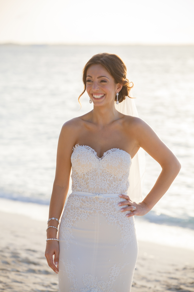 Inbal Dror Wedding Dress - Destination Wedding (Turks & Caicos)