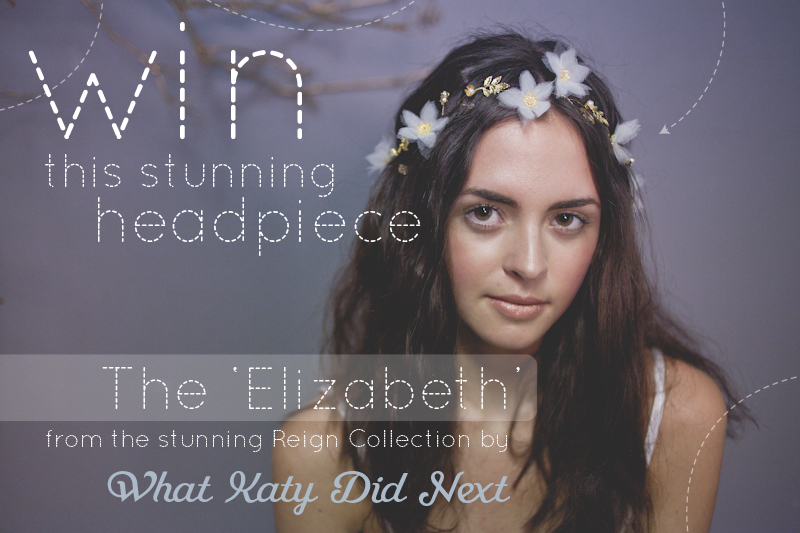 Win this headpiece by What Katy Did Next (Reign 2014)