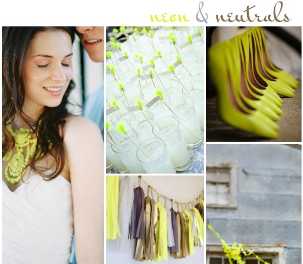 Neon! Wedding Ideas & Inspiration: Colour Ideas