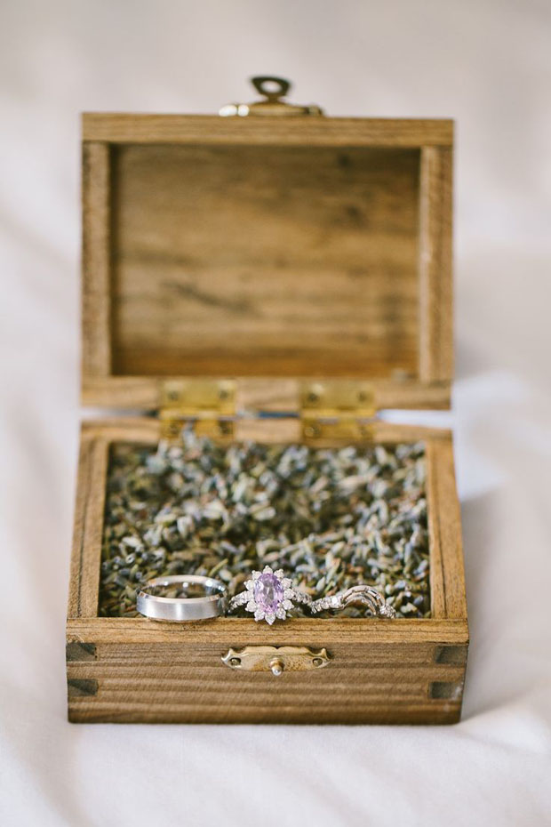 Bespoke Lilac Engagement Ring