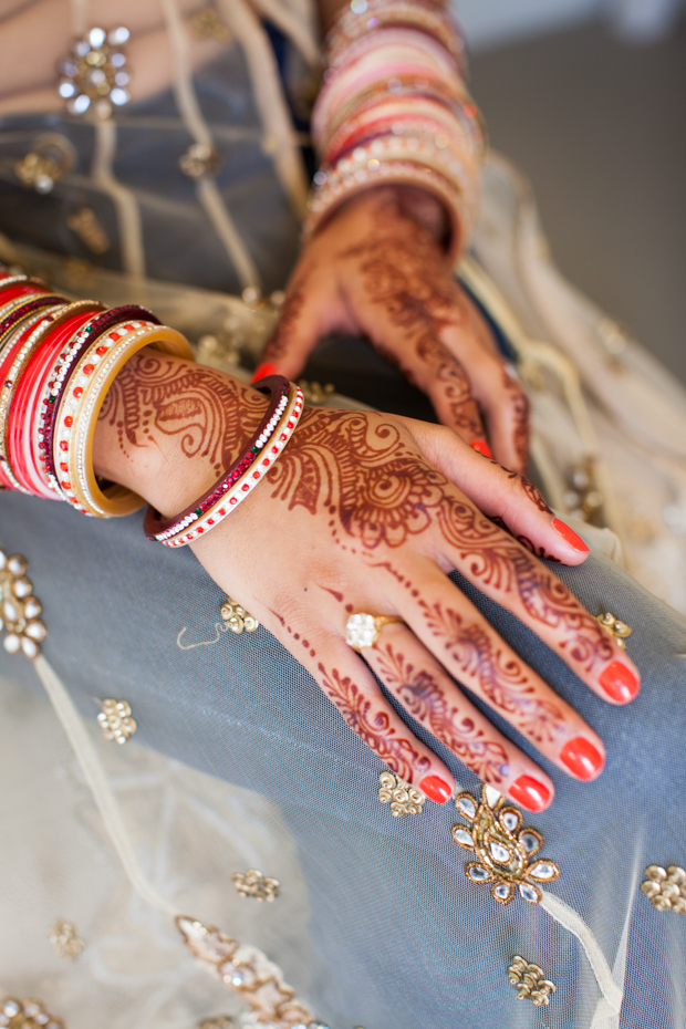 A Colourful, Anglo-Indian Barn Wedding: Nisha & Adam