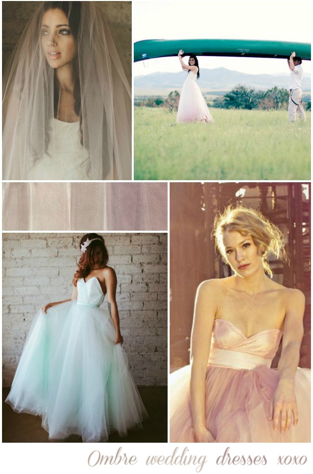 Style Crush: Dip Dye Wedding Dresses + DIY Instructions
