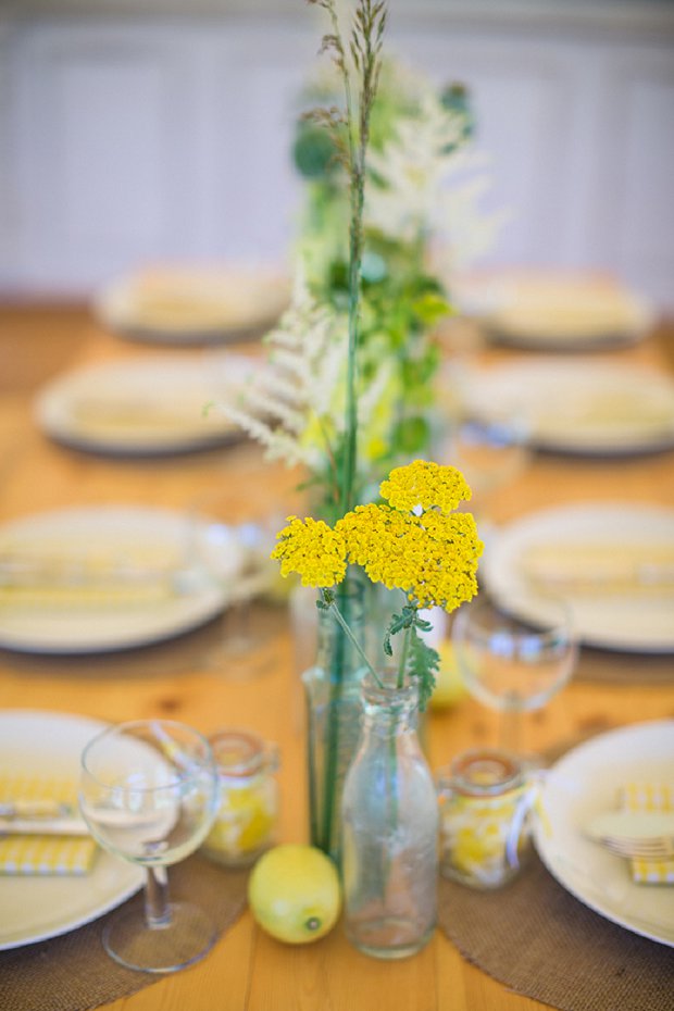 Rustic Yellow Garden Party: Styled Wedding Inspiration