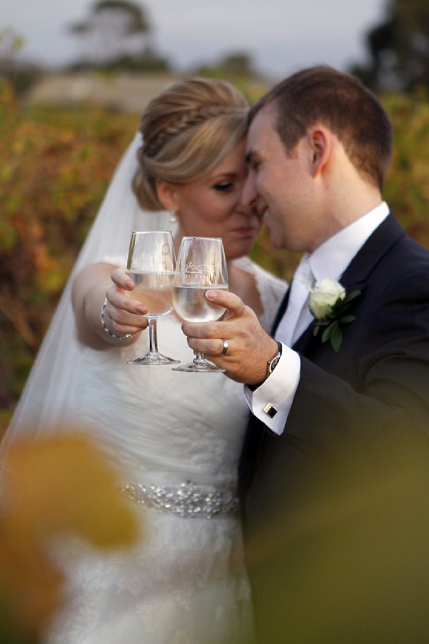 Romantic White Vineyard Wedding: Stacy & Simon {and bump}