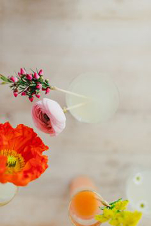 Pale Yellow, Pink & Peach | Wedding Inspiration + Colour Ideas