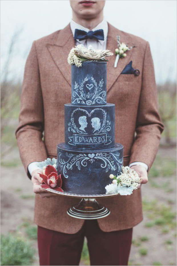 22 Hand Painted Wedding Cakes That Will Inspire You!