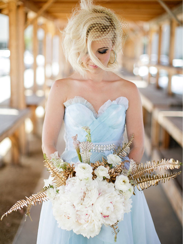 Aquamarine Wedding Dress