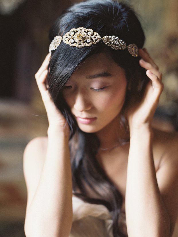 Celeste Headband or Sash_Headpieces, Accessories, & Veils Enchanted Atelier Fall 2015 by Liv Hart