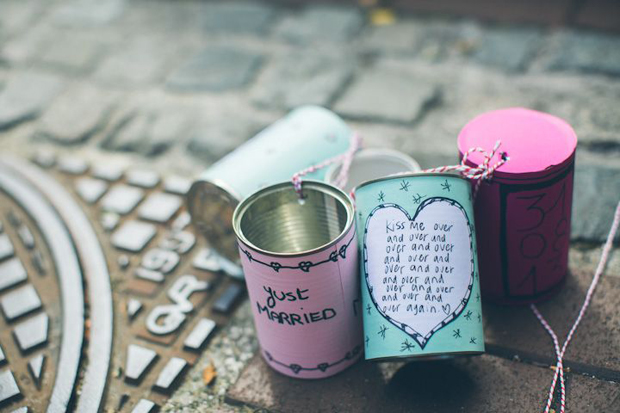 Fun & Creative DIY Tin Can Wedding Ideas