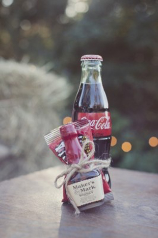 get the party started wedding favour - spirit and coke drink