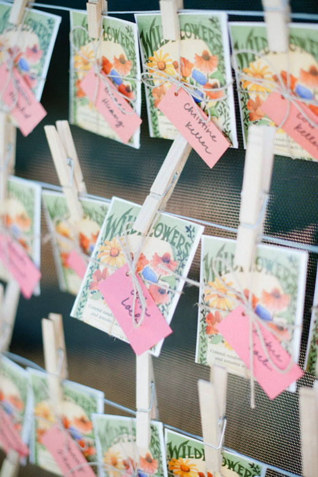 let love grow wedding favours