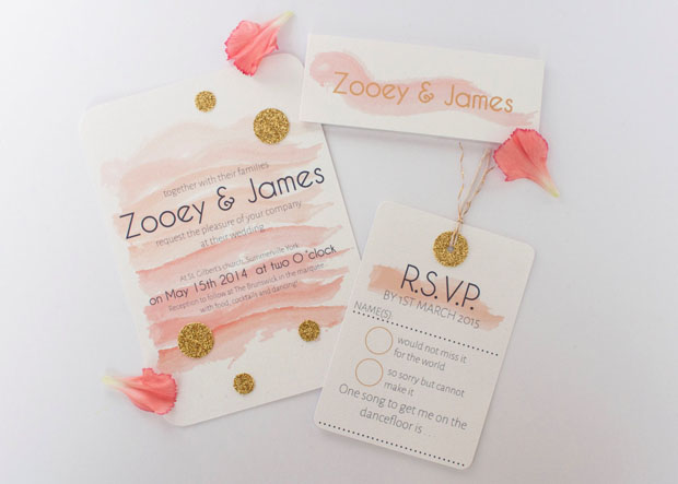 Beautiful Hand-Crafted & Rustic Wedding Stationery: Norma & Dorothy