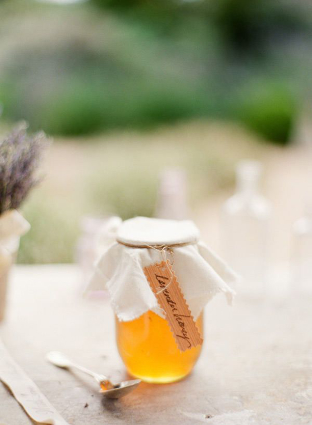 summer wedding favour - lavender honey