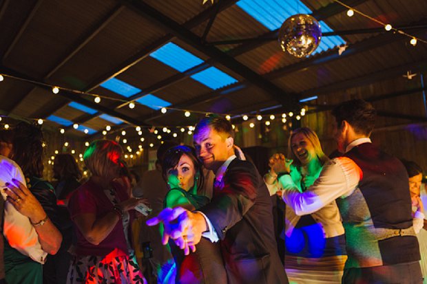 Blue & Mustard Rustic Barn Wedding With 50s Wedding Dress_0124