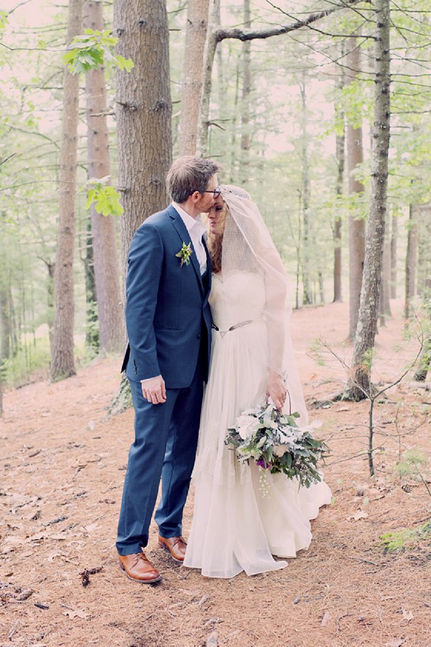 Summer Camp Inspired Forest Wedding With Thrift Shop Finds: Patrick & Kinsey