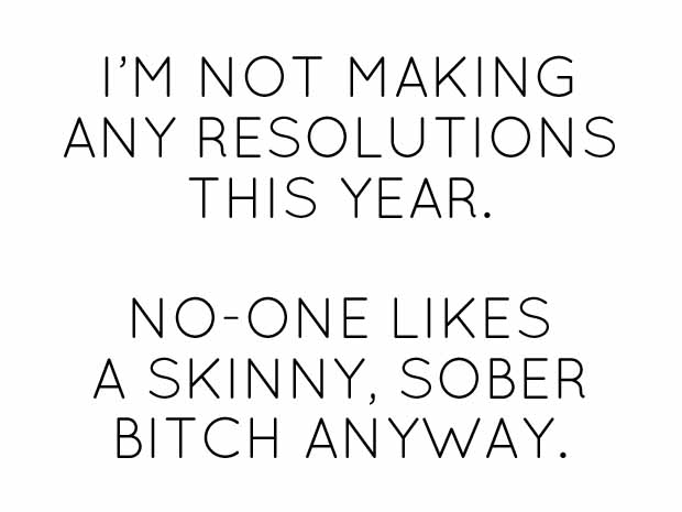 NEW YEAR RESOLUTION