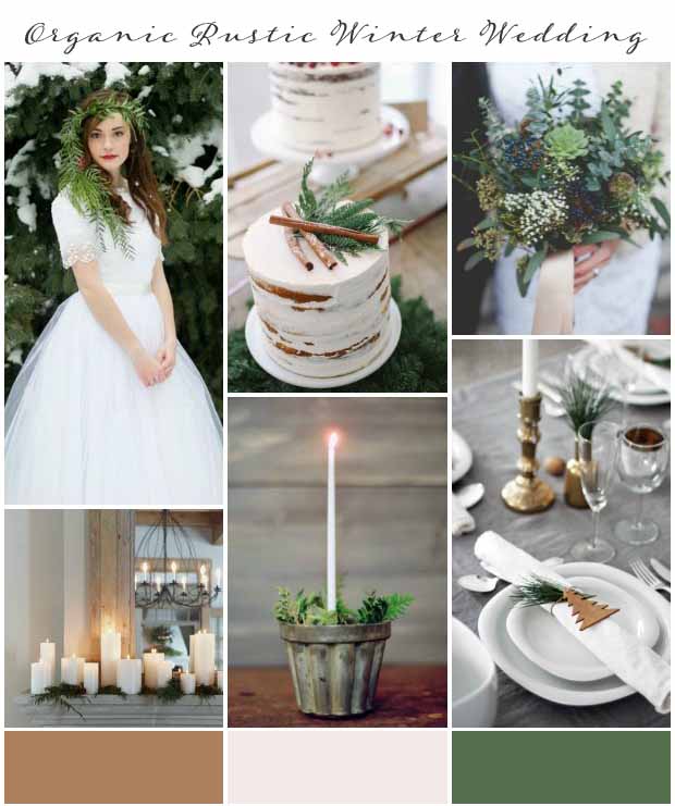 Organic Rustic Winter Wedding Inspiration