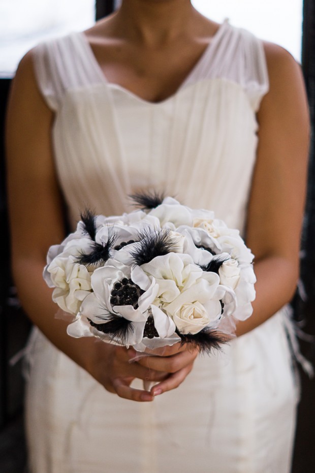 Elegantly Modern Black & White Styled Christmas Shoot