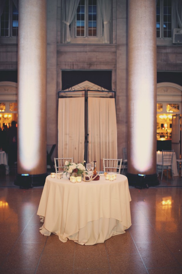 Amazing Woodsy Winter Wedding, Complete With Snowman